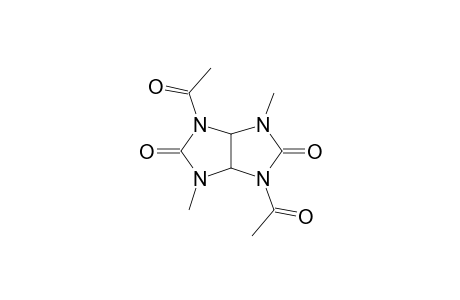 1,4-diacetyl-3,6-dimethyltetrahydroimidazo[4,5-d]imidazole-2,5(1H,3H)-dione