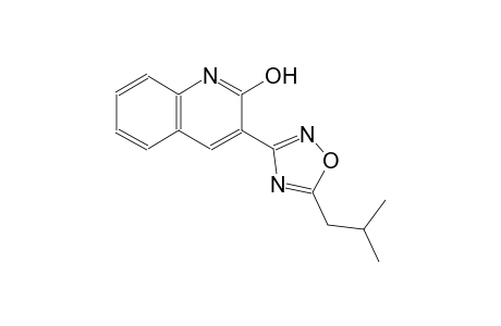 3-(5-isobutyl-1,2,4-oxadiazol-3-yl)-2-quinolinol
