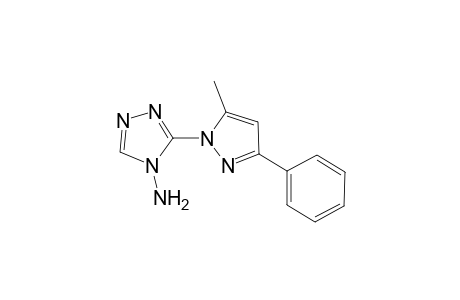 3-(5-Methyl-3-phenyl-1H-pyrazol-1-yl)-4H-1,2,4-triazol-4-amine