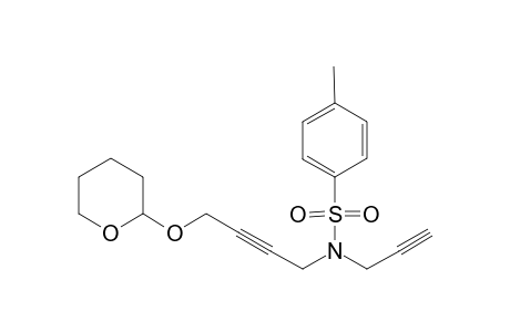 4-Methyl-N-(prop-2-yn-1-yl)-N-(4-((tetrahydro-2H-pyran-2-yl)oxy)but-2-yn-1-yl)benzenesulfonamide