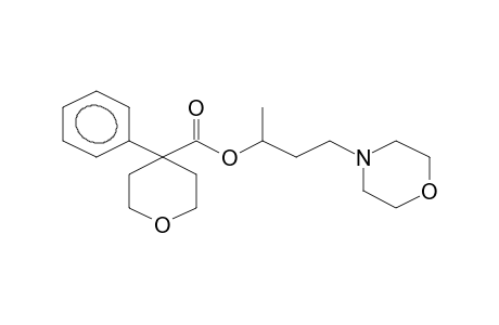 (1-methyl-3-morpholino-propyl) 4-phenyltetrahydropyran-4-carboxylate