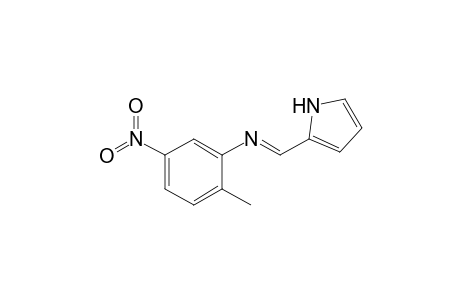 N-(2-Methyl-5-nitrophenyl)-N-[(E)-1H-pyrrol-2-ylmethylidene]amine