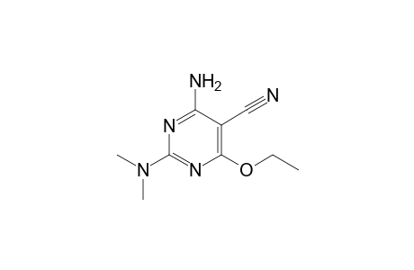 4-Amino-2-(dimethylamino)-6-ethoxy-5-pyrimidinecarbonitrile
