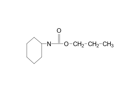 cyclohexanecarbamic acid, propyl ester