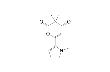 3,3-DIMETHYL-6-(1-METHYL-2-PYRROLYL)-2H-PYRAN-2,4(3H)-DIONE