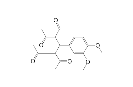 3,5-Diacetyl-4-(3,4-dimethoxy-phenyl)-heptane-2,6-dione
