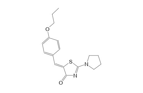 (5Z)-5-(4-propoxybenzylidene)-2-(1-pyrrolidinyl)-1,3-thiazol-4(5H)-one