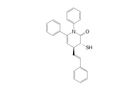 (3R,4S)-3-Mercapto-1,6-diphenyl-4-((E)-styryl)-3,4-dihydropyridin-2(1H)-one