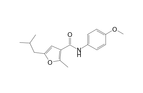 5-Isobutyl-2-methyl-furan-3-carboxylic acid (4-methoxy-phenyl)-amide