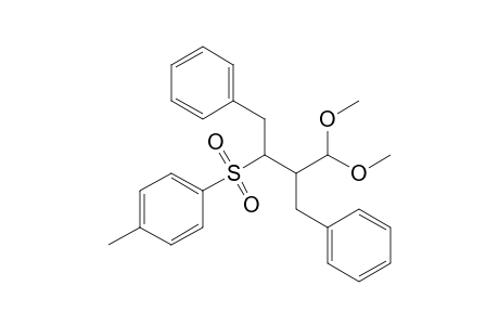 3-Benzyl-4,4-dimethoxy-1-phenyl-2-tosylbutane