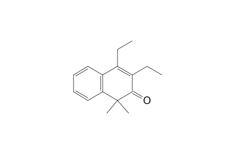 3,4-Diethyl-1,1-dimethylnaphthalen-2(1H)-one