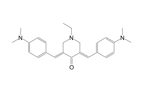 4-piperidinone, 3,5-bis[[4-(dimethylamino)phenyl]methylene]-1-ethyl-, (3E,5E)-