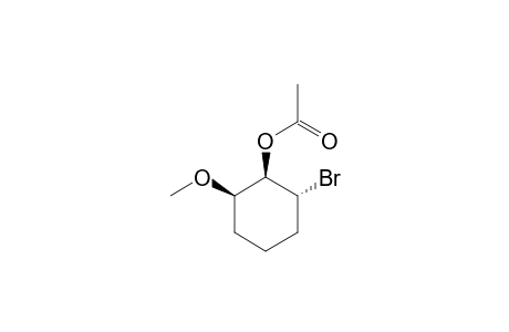 cis-2-Acetoxy-3-bromo-1-methoxycyclohexan