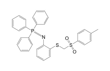 2-(4-Methylphenylsulfonyl)methylthio-N-triphenylphosphoranylideneaniline
