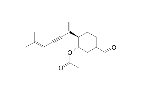 acetic acid [(1S,6R)-3-formyl-6-(5-methyl-1-methylene-hex-4-en-2-ynyl)-1-cyclohex-3-enyl] ester