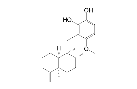 (4aR,5S,6R,8aS)-6-Methoxy-1-(1,2,4a-trimethyl-5-methylenedecahydronaphthalen-1-ylmethyl)benzene-2,3-diol