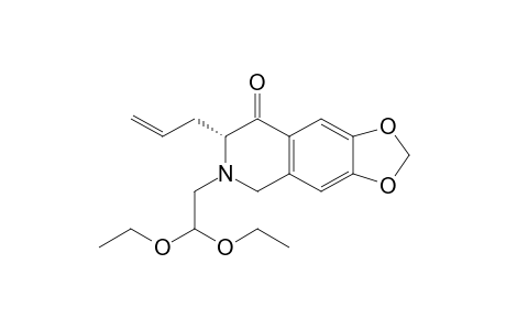 (7R)-6-(2,2-diethoxyethyl)-7-prop-2-enyl-5,7-dihydro-[1,3]dioxolo[4,5-g]isoquinolin-8-one