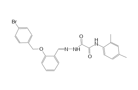2-(2-{2-[(4-bromobenzyl)oxy]benzylidene}hydrazino)-N-(2,4-dimethylphenyl)-2-oxoacetamide