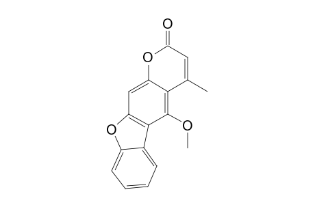 5-METHOXY-4-METHYL-2H-BENZOFURO-[3,2-G]-1-BENZOPYRAN-2-ONE