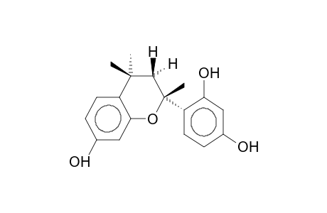 2,4,4-trimethyl-2-(2,4-dihydroxyphenyl)-7-hydroxy-3,4-dihydro-2H-benzopyran