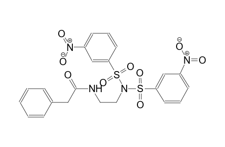 benzeneacetamide, N-[2-[bis[(3-nitrophenyl)sulfonyl]amino]ethyl]-