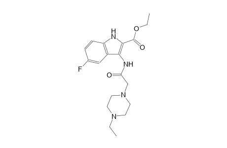 ethyl 3-{[(4-ethyl-1-piperazinyl)acetyl]amino}-5-fluoro-1H-indole-2-carboxylate