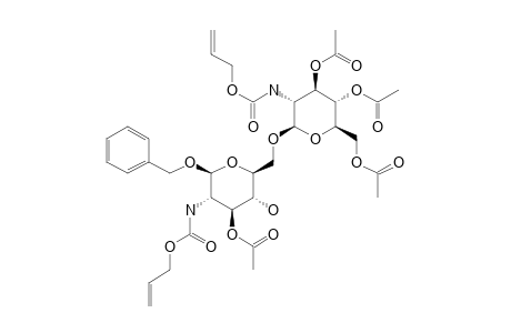 BENZYL-3-O-ACETYL-6-O-(3,4,6-TRI-O-ACETYL)-2-ALLYLOXYCARBONYLAMINO-2-DESOXY-BETA-D-GLUCOPYRANOSYL-2-ALLYOXYCARBONYLAMINO-2-DESOXY-BETA-D-GLUCOPYRANOSIDE;COMPOU