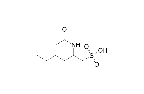 2-Acetylaminohexanesulfonic acid