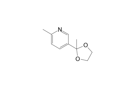 3-(2-Methyl-1,3-dioxolan-2-yl)-6-methylpyridine