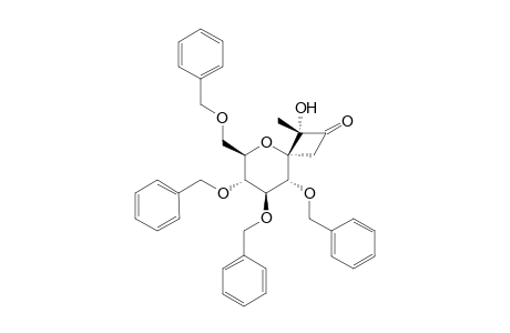(2R,5R)-3,4,5-tris(Benzyloxy)-2-[(benzyloxy)methyl]-6-spiro[2'-methyl-2'-hydroxy-3'-oxocyclobuta]-perhydropyran