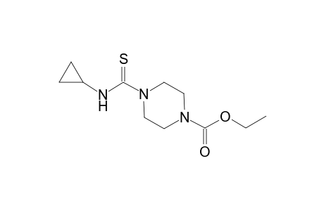 1-piperazinecarboxylic acid, 4-[(cyclopropylamino)carbonothioyl]-, ethyl ester