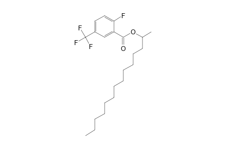 2-Fluoro-5-trifluoromethylbenzoic acid, 2-tetradecyl ester