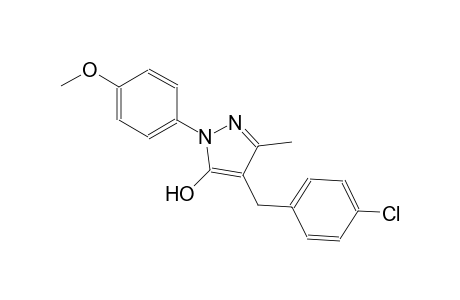 1H-pyrazol-5-ol, 4-[(4-chlorophenyl)methyl]-1-(4-methoxyphenyl)-3-methyl-
