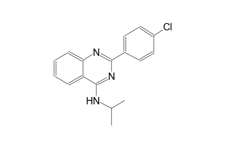 2-(4-chlorophenyl)-N-isopropyl-4-quinazolinamine