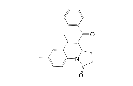 4-Benzoyl-5,7-dimethyl-3,3a-dihydropyrrolo[1,2-a]quinolin-1-one