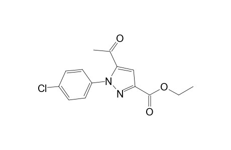 Ethyl 5-acetyl-1-p-chlorophenylpyrazole-3-carboxylate