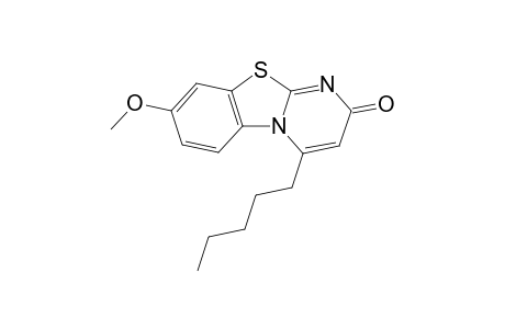 8-Methoxy-4-pentyl-2H-pyrimido[2,1-b]benzothiazol-2-one