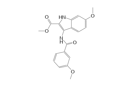 1H-indole-2-carboxylic acid, 6-methoxy-3-[(3-methoxybenzoyl)amino]-, methyl ester