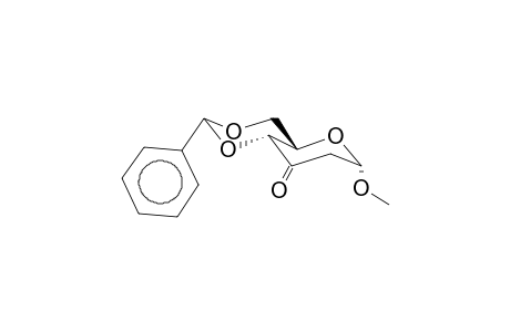 Methyl-2-deoxy-3-keto-4,6-O-benzylidene-erythrohexopyranoside