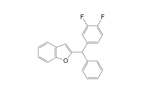 2-((3,4-difluorophenyl)(phenyl)methyl)benzofuran
