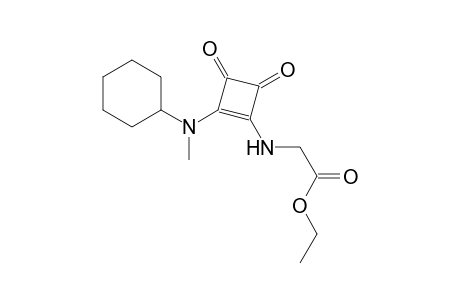 acetic acid, [[2-(cyclohexylmethylamino)-3,4-dioxo-1-cyclobuten-1-yl]amino]-, ethyl ester