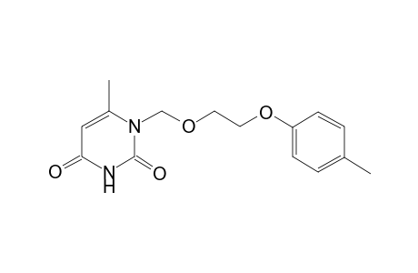 2,4(1H,3H)-Pyrimidinedione, 6-methyl-1-[[2-(4-methylphenoxy)ethoxy]methyl]-