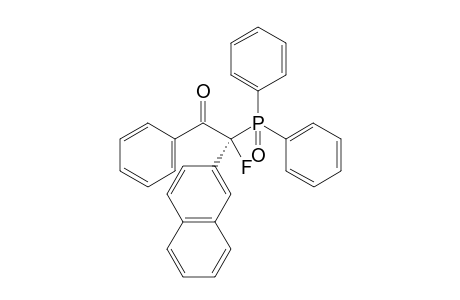 (2R)-2-diphenylphosphoryl-2-fluoro-2-(2-naphthyl)-1-phenyl-ethanone