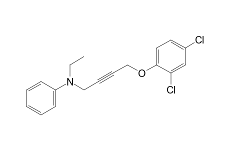 N-[4-(2,4-dichlorophenoxy)-2-butynyl]-N-ethylaniline
