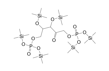 D-erythro-2-Pentulose, 3,4-bis-O-(trimethylsilyl)-, bis[bis(trimethylsilyl) phosphate]