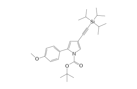 tert-Butyl 4-(2-(triisopropylsilyl)ethynyl)-2-(4-methoxyphenyl)-1H-pyrrole-1-carboxylate
