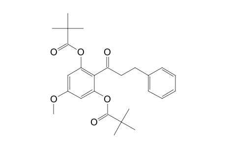 2',6'-Dihydroxy 4'-methoxydihydrochalcone, bis(trimethylacetate)