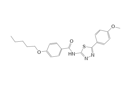 N-[5-(4-methoxyphenyl)-1,3,4-thiadiazol-2-yl]-4-(pentyloxy)benzamide