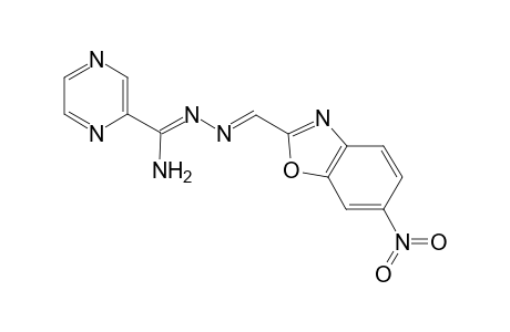 2-N(1)-{[(6'-Nitrobenzoxazolyll)methylene]amidrazone-methylene}-pyrazine