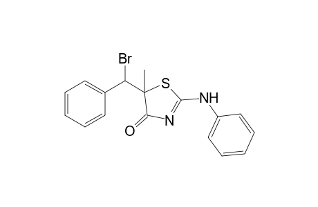 5-(.alpha.-Bromobenzyl)-2-(phenylamino)-5-methylthiazolin-4-one